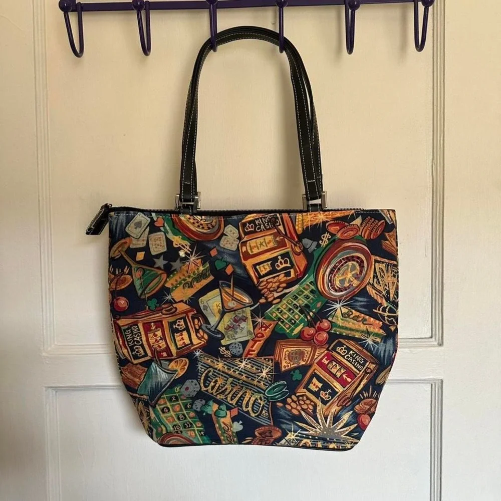 🎰‎ Casino print tote bag
